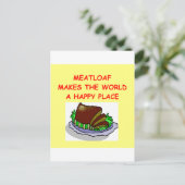 Fleisch Postkarte (Stehend Vorderseite)