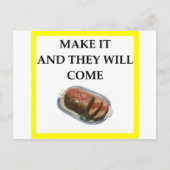 Fleisch Postkarte (Vorderseite)