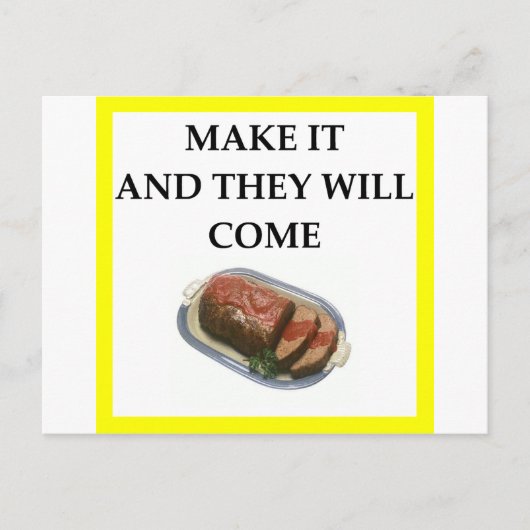 Fleisch Postkarte (Vorderseite)