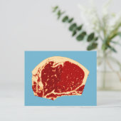 Fleisch Postkarte (Stehend Vorderseite)