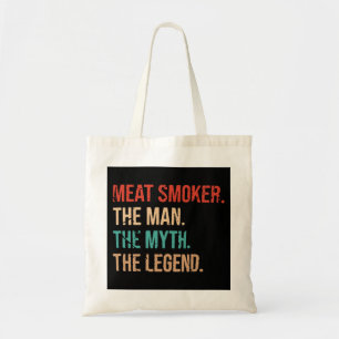 Fleisch Raucher Vintage GRILLEN Raucher Grillen Ra Tragetasche