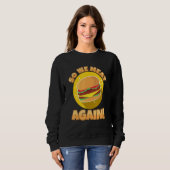 Fleisch Rindfleischpastetchen Brot Freunde Essen L Sweatshirt (Vorne ganz)