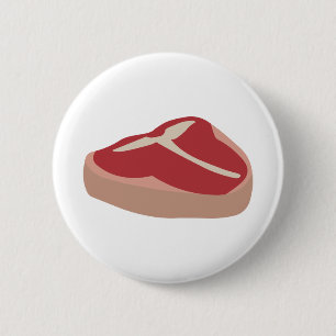 Fleisch Roh Steak Frisches Protein Schweineschlitt Button