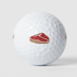 Fleisch Roh Steak Frisches Protein Schweineschlitt Golfball