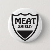 Fleisch-Schild Button (Vorderseite)