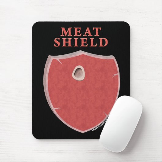 Fleisch-Schild Mousepad (Mit Mouse)
