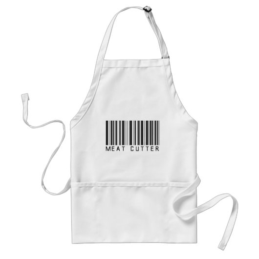 Fleisch-Schneider-Bar-Code Schürze (Vorne)