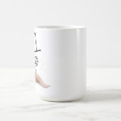 Fleisch-Schnurrbart-Tasse Kaffeetasse (Mittel)
