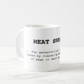 Fleisch schwitzt:  Die Tasse (Vorderseite Links)