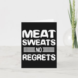 Fleisch Sweat No Regrets Shirt Funny Meat Lover Fl Karte