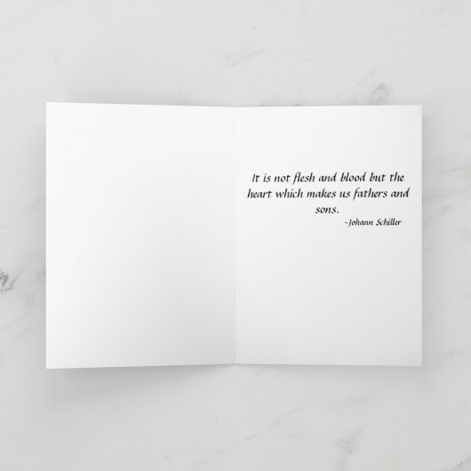 Fleisch und Blut Karte (Innenseite)