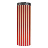 Fleisch und Blut (Streifen) Thermosbecher (Rückseite)