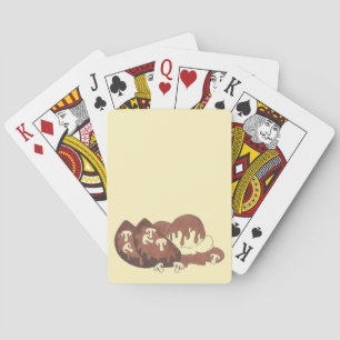 Fleisch und Kartoffeln Meatloaf Pilz Gravy Diner Spielkarten