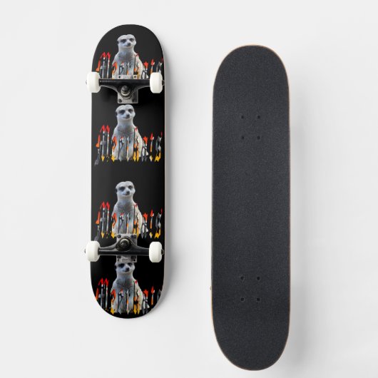 Fleisch und Name, vollständiges Skateboard (Vorderseite)