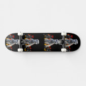 Fleisch und Name, vollständiges Skateboard (Horizontal)