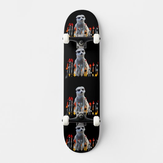 Fleisch und Name, vollständiges Skateboard (Vorderseite)