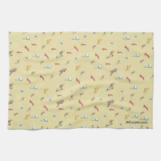 Fleisch von deiner Essensziege Geschirrtuch