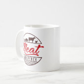 Fleisch Whisperer Kaffeetasse (Vorderseite Links)