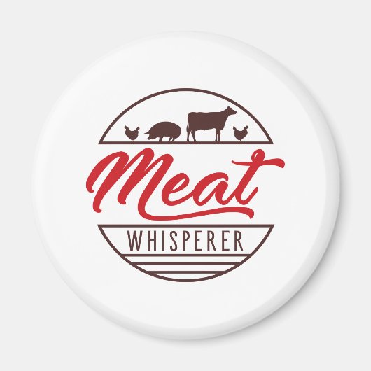 Fleisch Whisperer Magnet (Vorne)