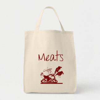 Fleisch-wiederverwendbare Einkaufstüte Tragetasche