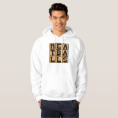 Fleischbällchen, Freund von Spaghetti Hoodie (Vorne ganz)