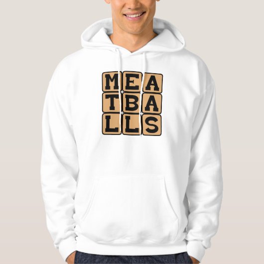 Fleischbällchen, Freund von Spaghetti Hoodie (Vorderseite)