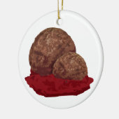 Fleischbällchen in Sauce Keramikornament (Links)