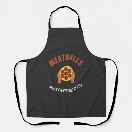 Fleischbällchen machen alles besser schürze (Vorderseite)