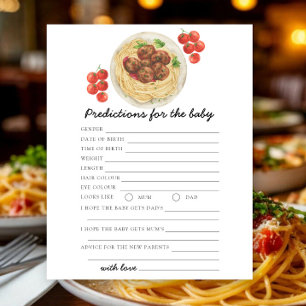 Fleischbällchen-Pasta - Baby-Vorhersagen und -Rats