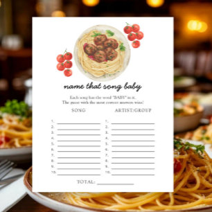 Fleischbällchen-Pasta - Name That Baby Song