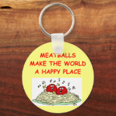 Fleischbällen Schlüsselanhänger (Vorderseite)