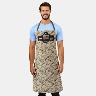 Fleischereigeschmack braune Schweinerippe Design a Schürze