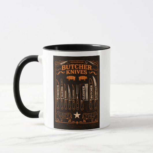 Fleischermesser Tasse (Links)