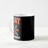 Fleischflüsterer Lustige Barbecue-Grill BBQ-Grill Kaffeetasse (Vorderseite Links)