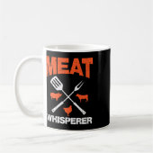 Fleischflüsterer Lustige Barbecue-Grill BBQ-Grill Kaffeetasse (Links)