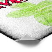 Fleischfreie Zone Poster (Ecke)