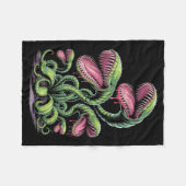 Fleischfressende Pflanzenmonster-Illustration mit Fleecedecke (Vorderseite (Horizontal))