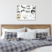 Fleischfresser Leinwanddruck (Insitu (Schlafzimmer))