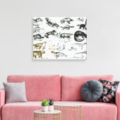 Fleischfresser Leinwanddruck (Insitu (Wohnzimmer))