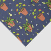 Fleischfresser Pflanze Nepenthes und Venus Fliegen Seidenpapier (Detail)