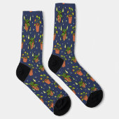 Fleischfresser Pflanze Nepenthes und Venus Fliegen Socken (Rechts)