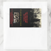 Fleischfresser Rechteckiger Aufkleber (Tasche)