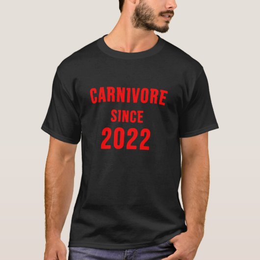 Fleischfresser seit 2022 T-Shirt (Vorderseite)
