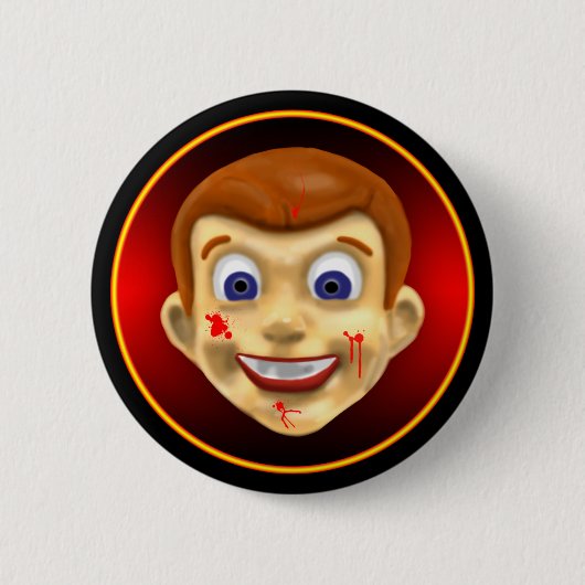 Fleischiges Meetz Button (Vorderseite)