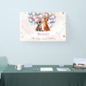Fleischkatzen Meow-Gary-Kindergeburtstag Banner (Messe)