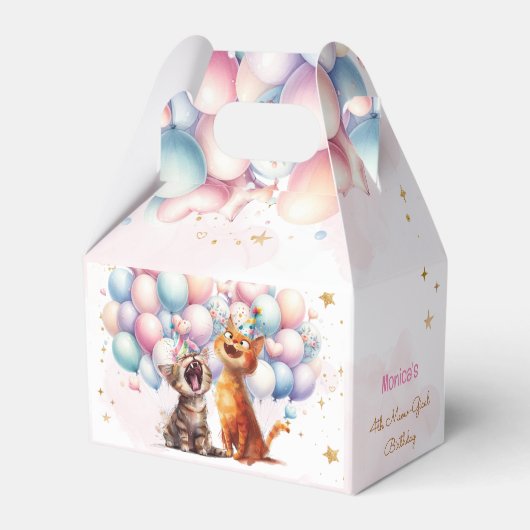 Fleischkatzen Meow-Gary-Kindergeburtstag Geschenkschachtel (Rückseite)