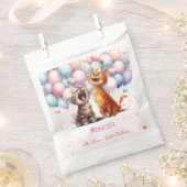 Fleischkatzen Meow-Gary-Kindergeburtstag Geschenktütchen (Ausgeschnitten)