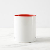 Fleischklöschen-Fleischklöschen gestapelt auf Zweifarbige Tasse (Mittel)