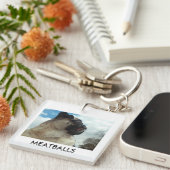 FLEISCHKLÖSCHEN SCHLÜSSELANHÄNGER (Vorderseite rechts)