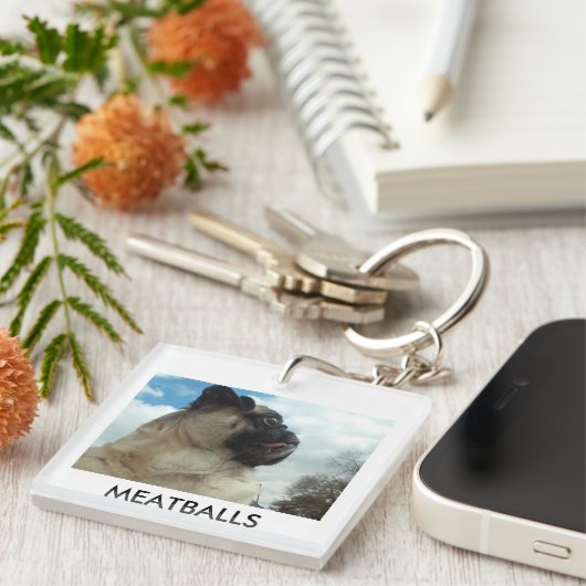 FLEISCHKLÖSCHEN SCHLÜSSELANHÄNGER (Vorderseite rechts)